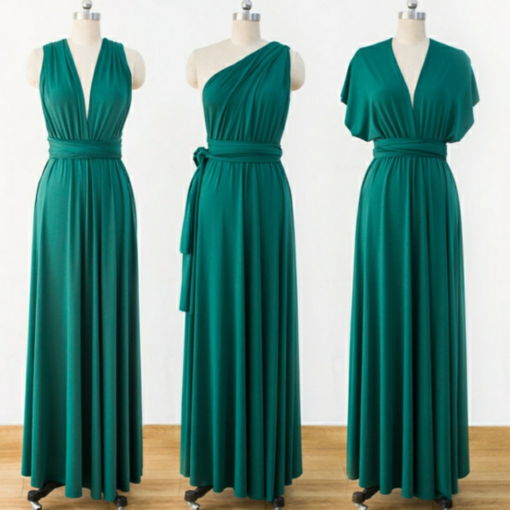 Tart Maxi Infinity Dress Emerald Green